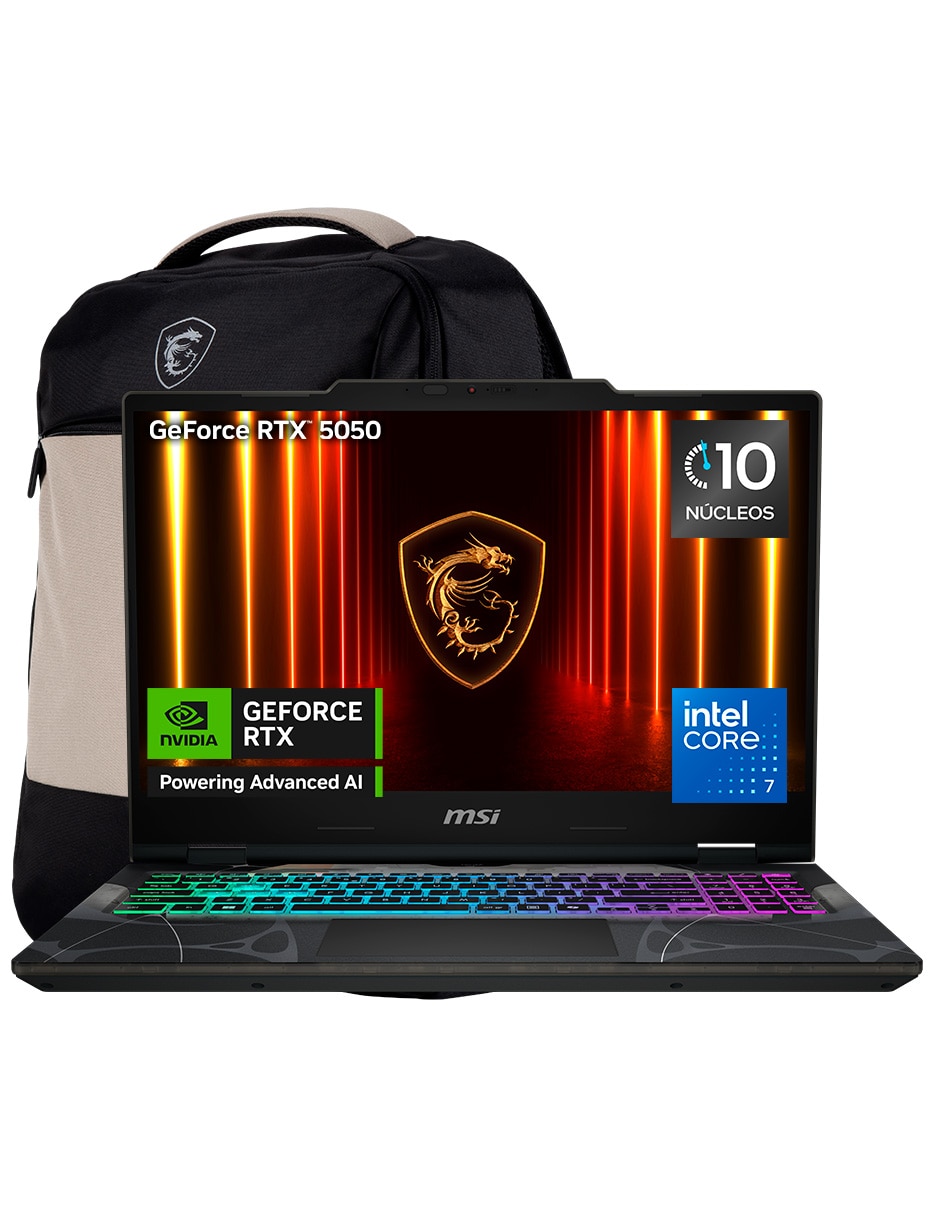Laptop gamer Cyborg 15 B2RWEKG-455MX 15.6 pulgadas Full HD Intel Core 7 240H NVIDIA GeForce RTX 5050 16 GB RAM 512 GB SSD