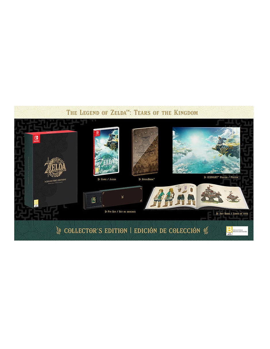 The Legend Of Zelda: Tears Of The Kingdom collectors para Nintendo Switch
