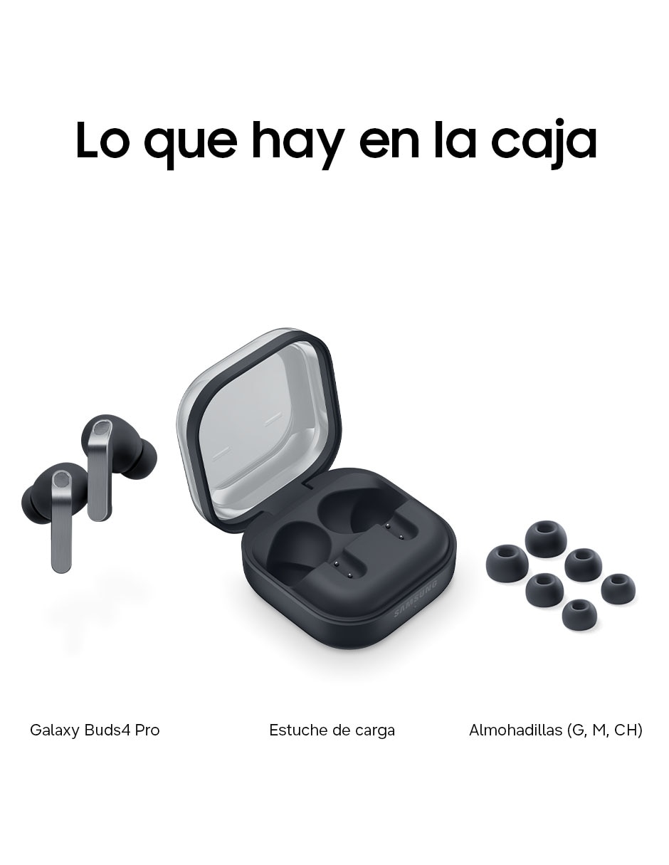 Audífonos true wireless Galaxy Buds4 Pro inalámbricos con cancelación de ruido