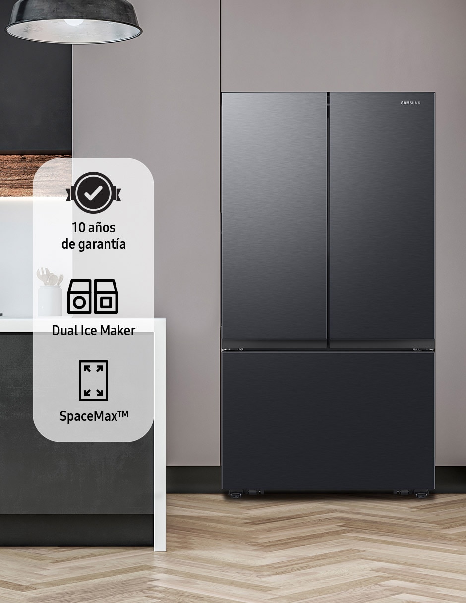 Refrigerador French Door 32 pies cúbicos inverter y fábrica de hielo Rf32cg5n10b1em