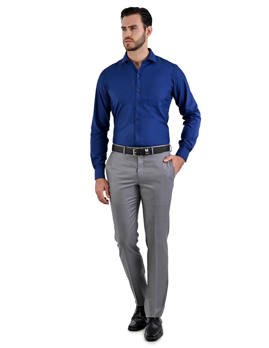 Camisa de vestir manga larga para hombre