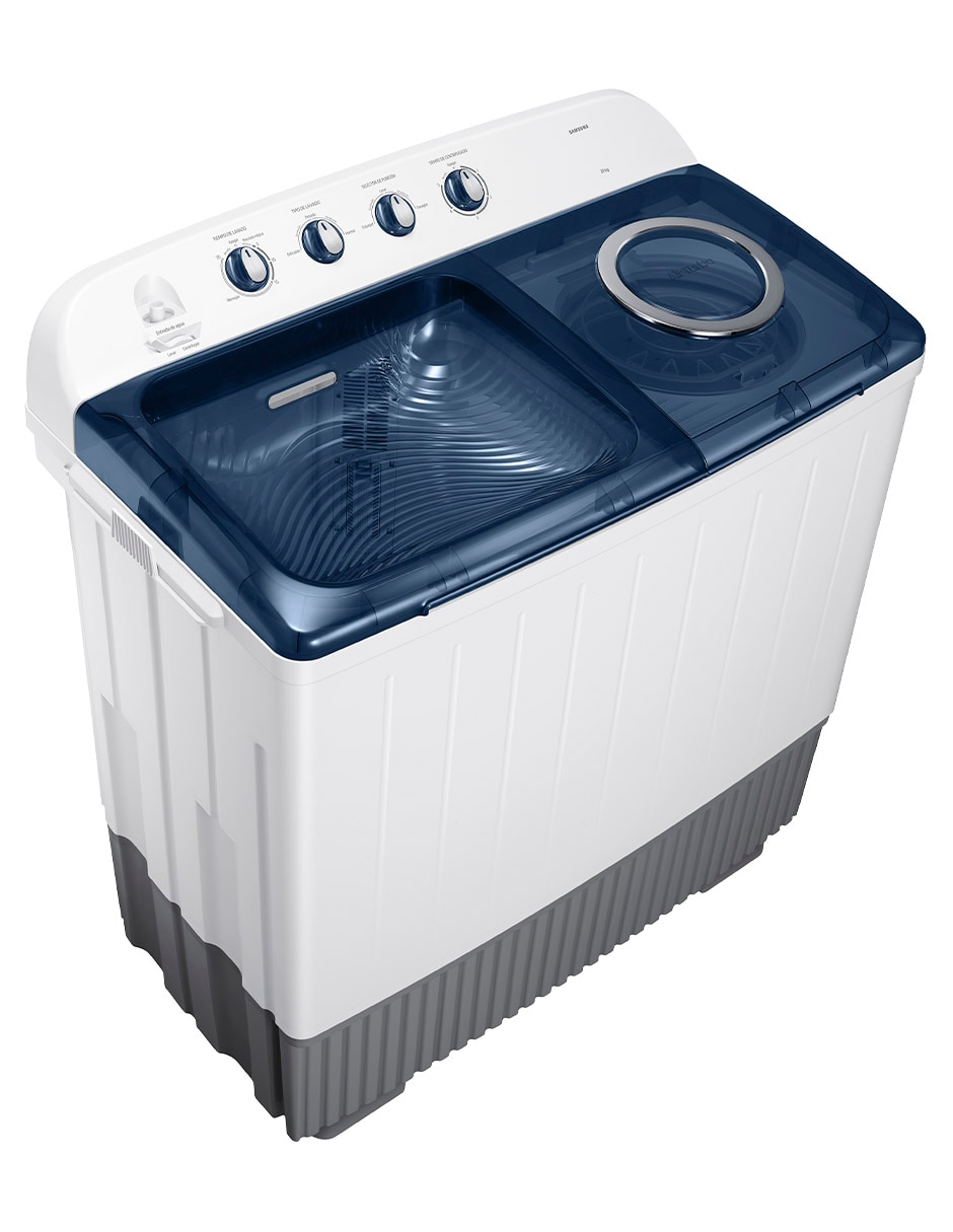 Lavadora doble tina 21 kg semiautomática carga superior wt21f6300lg/ax