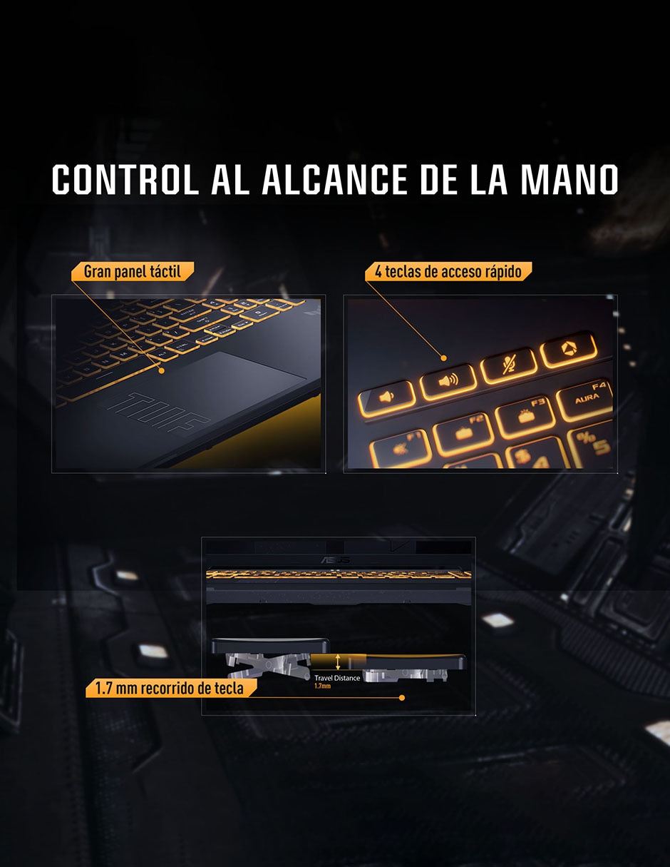 Laptop gamer FX607VJB-RL127W 16 pulgadas WUXGA Intel Core 5 210H NVIDIA GeForce RTX 3050 16 GB RAM 512 GB SSD