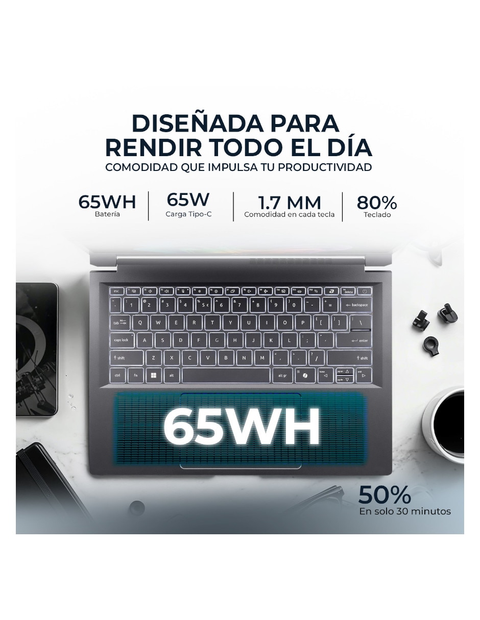 Laptop touch Aspire 14 AI 14 pulgadas Full HD+ Intel core ultra 9 Intel Arc 32 GB RAM 1 TB SSD