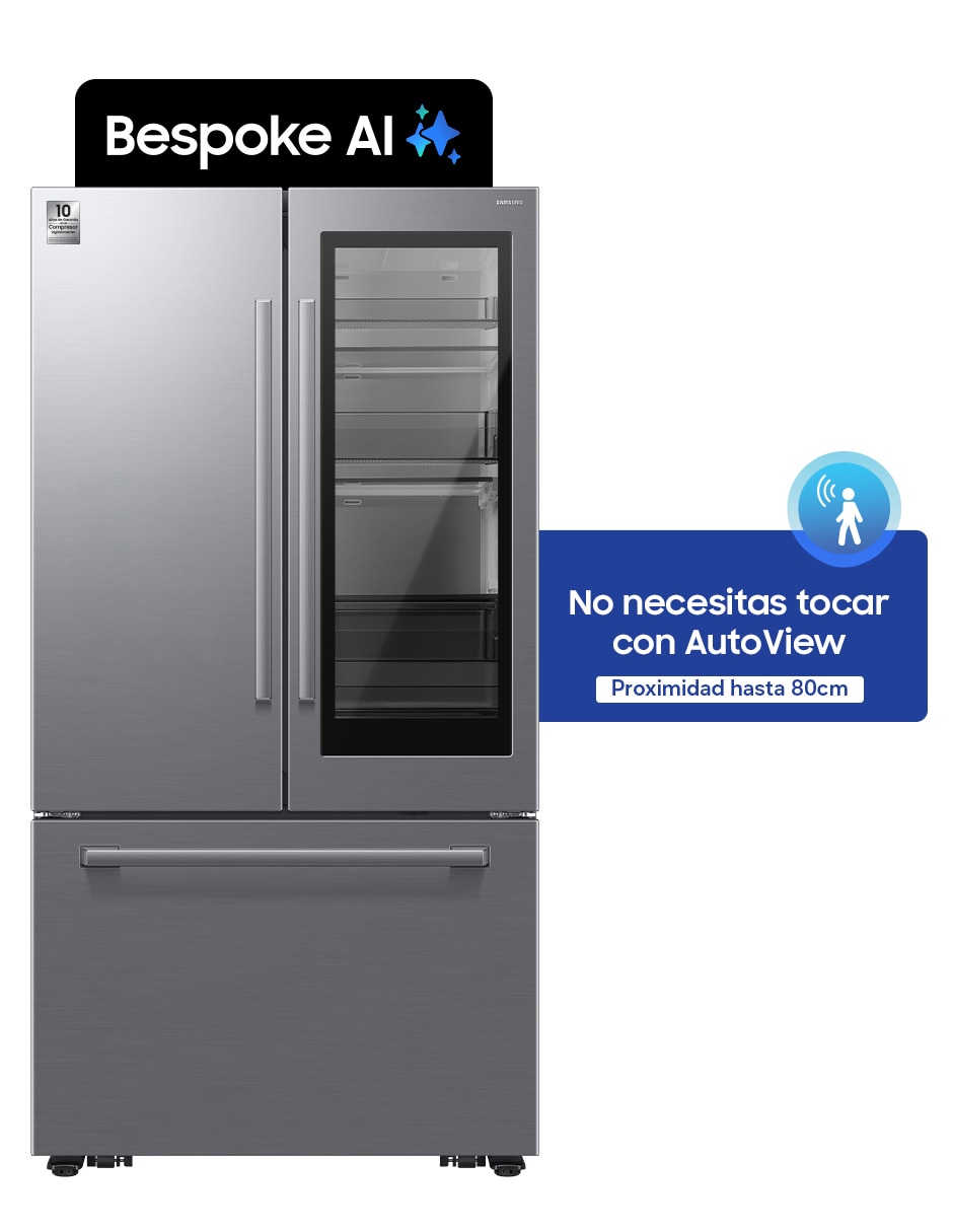 Refrigerador refrigerador french door y automática rf80h30jdtem