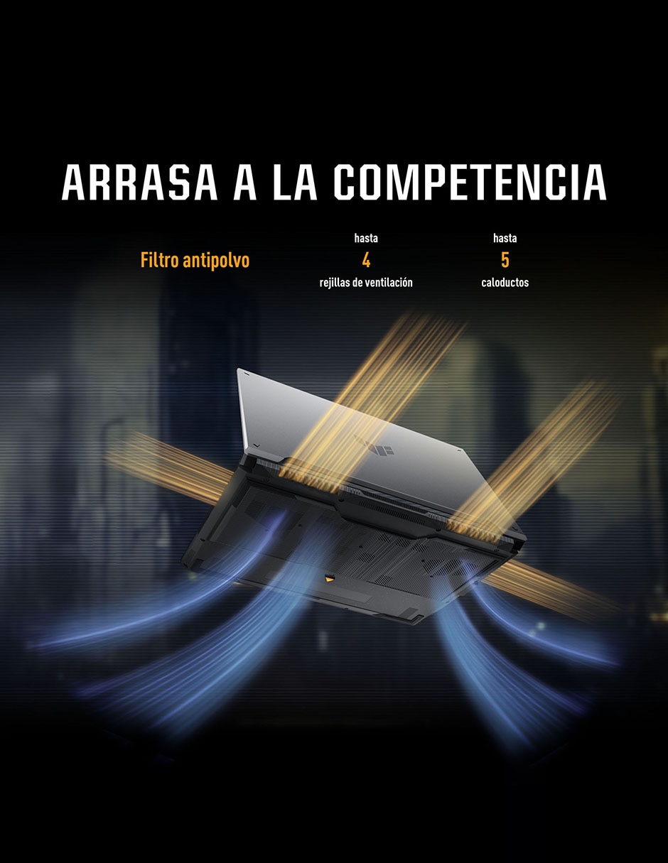 Laptop gamer FX607VJB-RL127W 16 pulgadas WUXGA Intel Core 5 210H NVIDIA GeForce RTX 3050 16 GB RAM 512 GB SSD