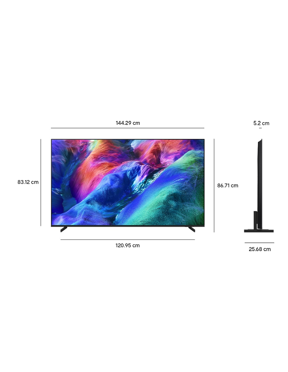 Pantalla Smart TV Micro RGB de 65 pulgadas 4K MRN65r85HAFXZX con AI Escalado a 4K
