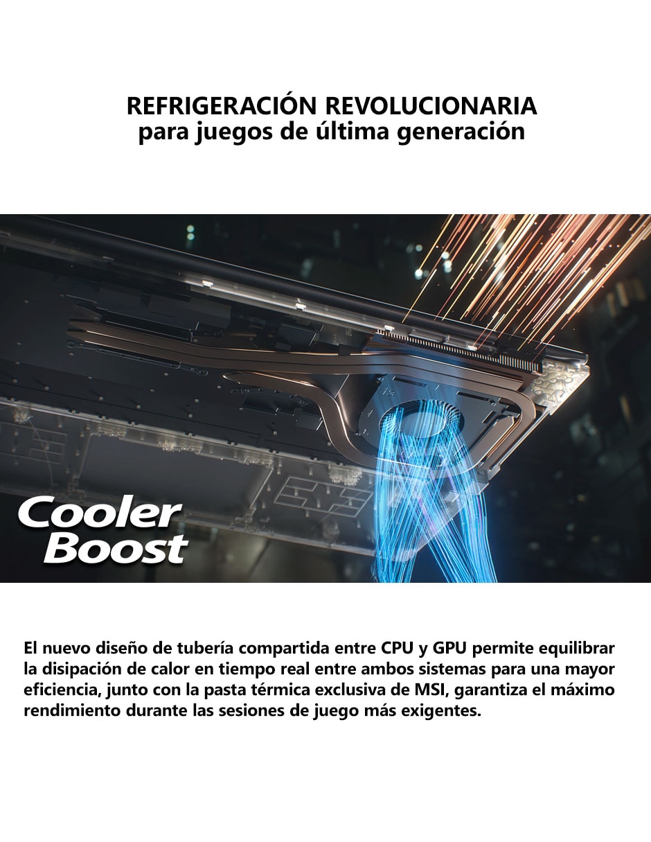 Laptop gamer Cyborg 15 B2RWEKG-455MX 15.6 pulgadas Full HD Intel Core 7 240H NVIDIA GeForce RTX 5050 16 GB RAM 512 GB SSD