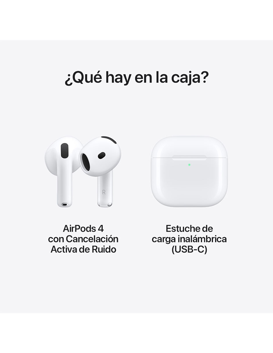 AirPods 4 inalámbricos con cancelación de ruido