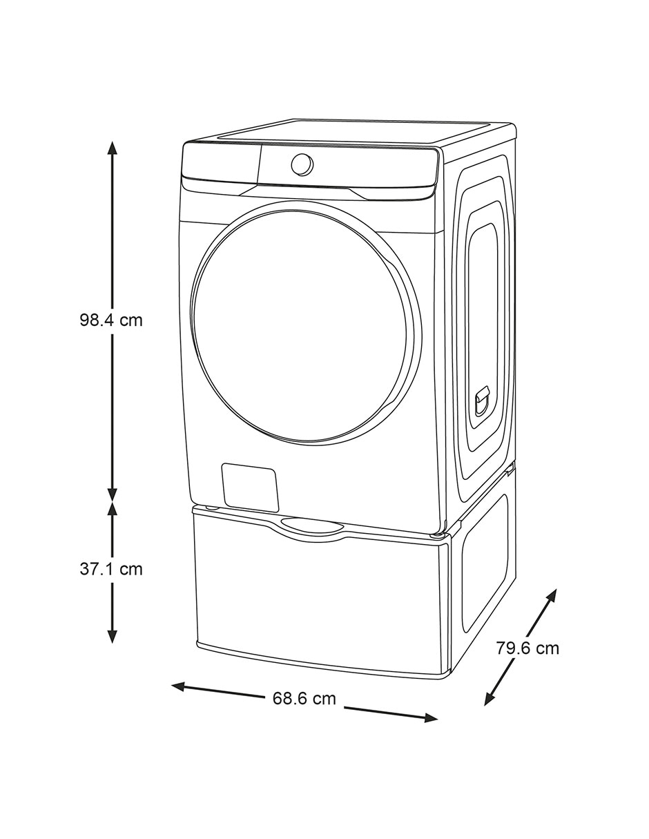 Lavasecadora eléctrica 20 kg 12 kg WD20T6300GP/AX