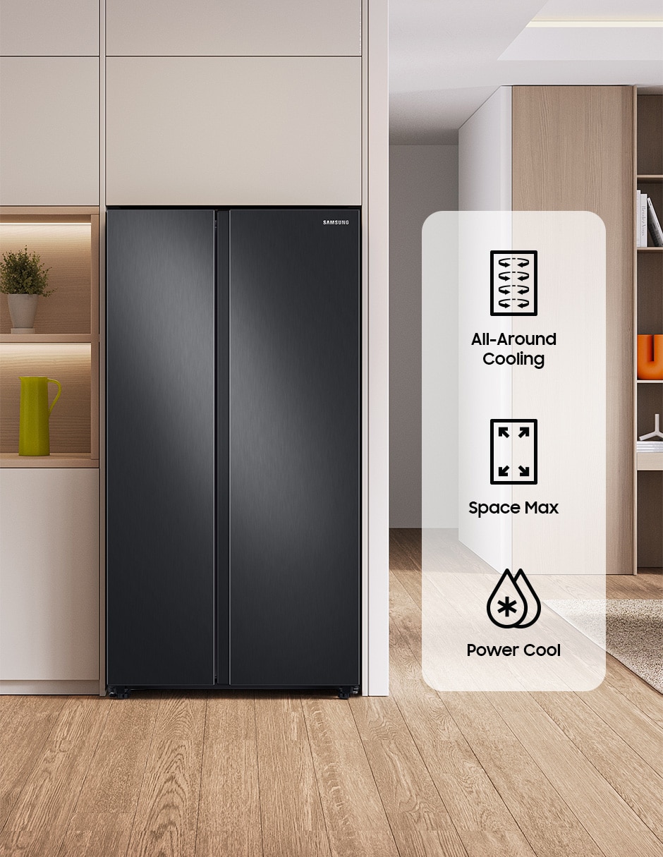 Refrigerador dúplex 28 pies cúbicos inverter y no frost y fábrica de hielo RS28T5B00B1/EM