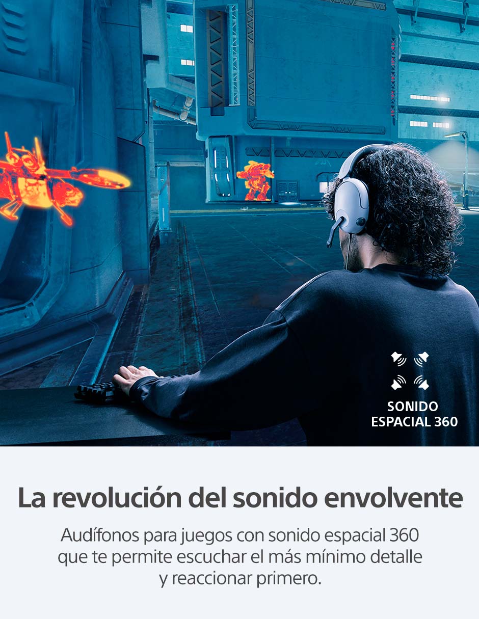 Audífonos gamer Over-Ear Inzone H3 alámbricos