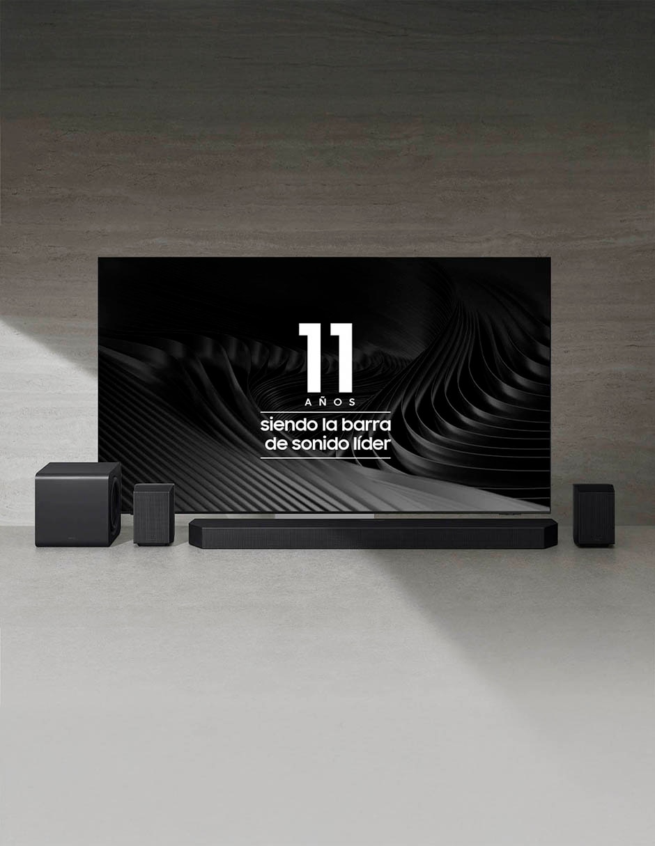 Barra de sonido hw-b450f/zx con subwoofer