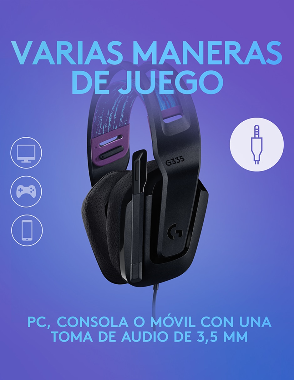 Audífonos Over-Ear 335 Alámbricos