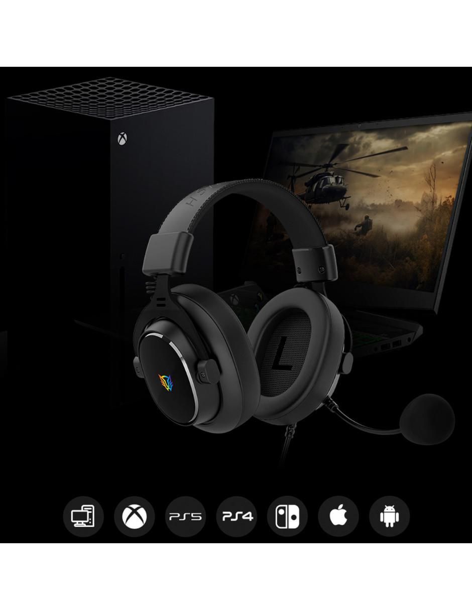 Audífonos gamer Over-Ear Aviator Expert Ha777 alámbricos