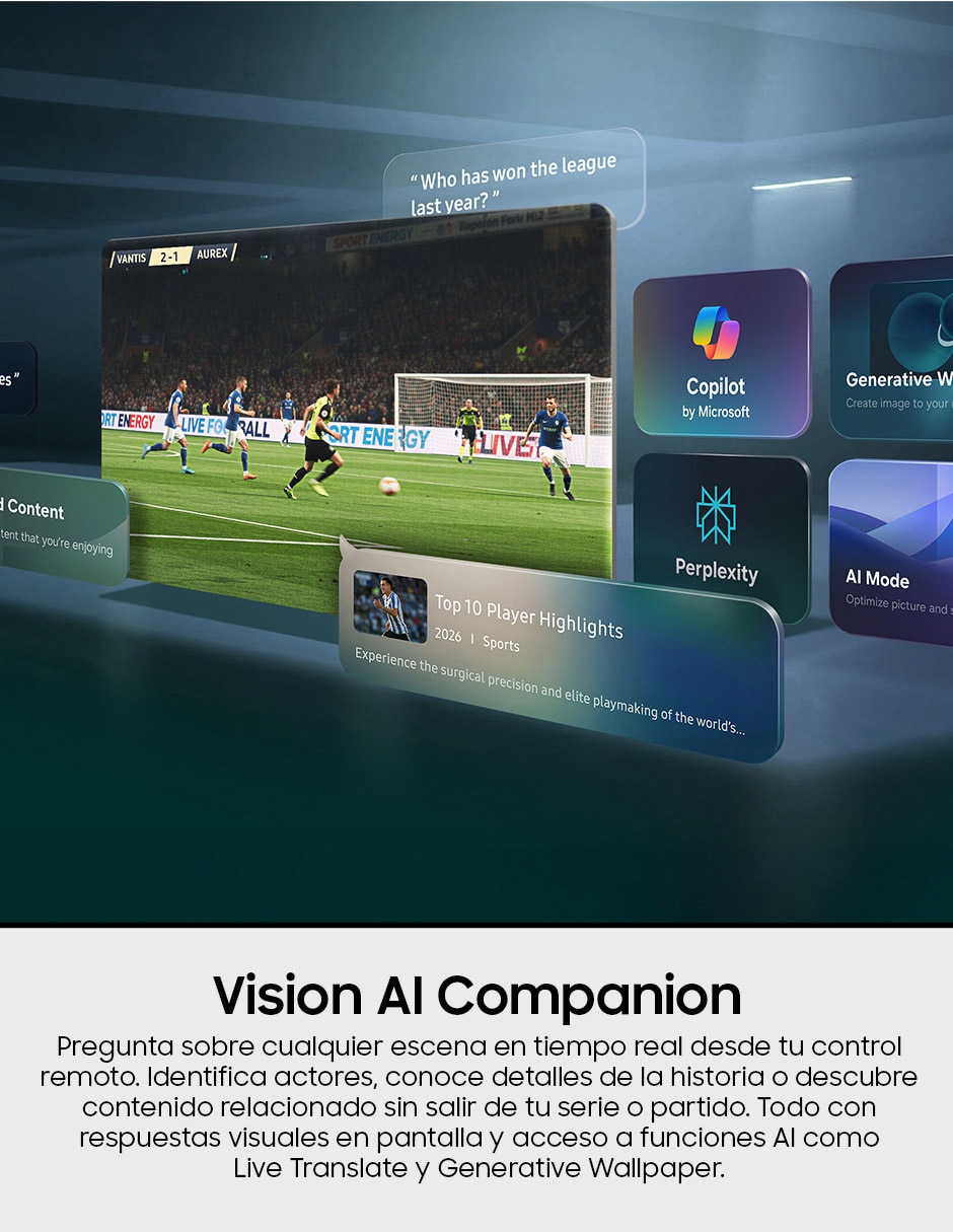 Pantalla Smart TV Micro RGB de 75 pulgadas 4K MRN75R85HAFXZX con AI escalado a 4K