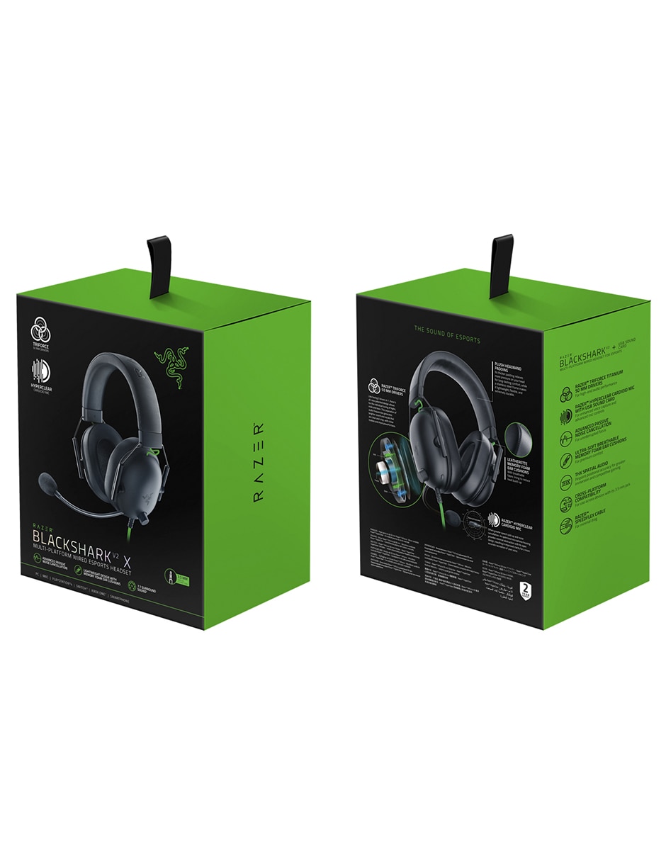 Audífonos Gamer Over Ear BlackShark V2 X alámbricos con cancelación de ruido