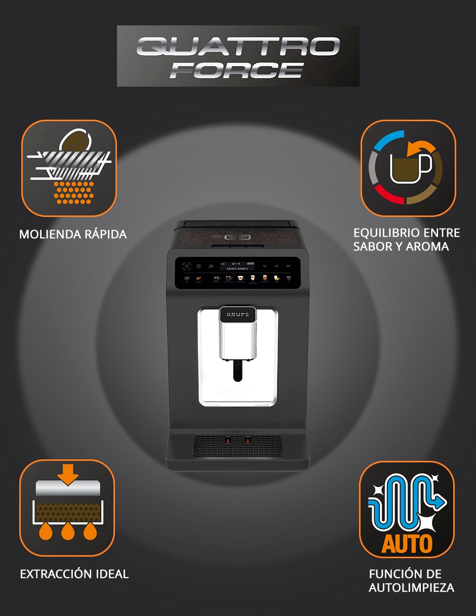 Cafetera super automática espresso full automat ea895gx0