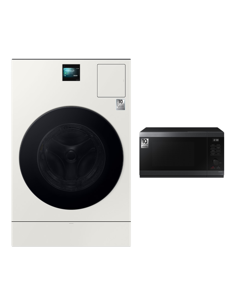 Combo Lavasecadora +Horno de microondas eléctrica 26 kg 15 kg F-WD26FBMS32AX
