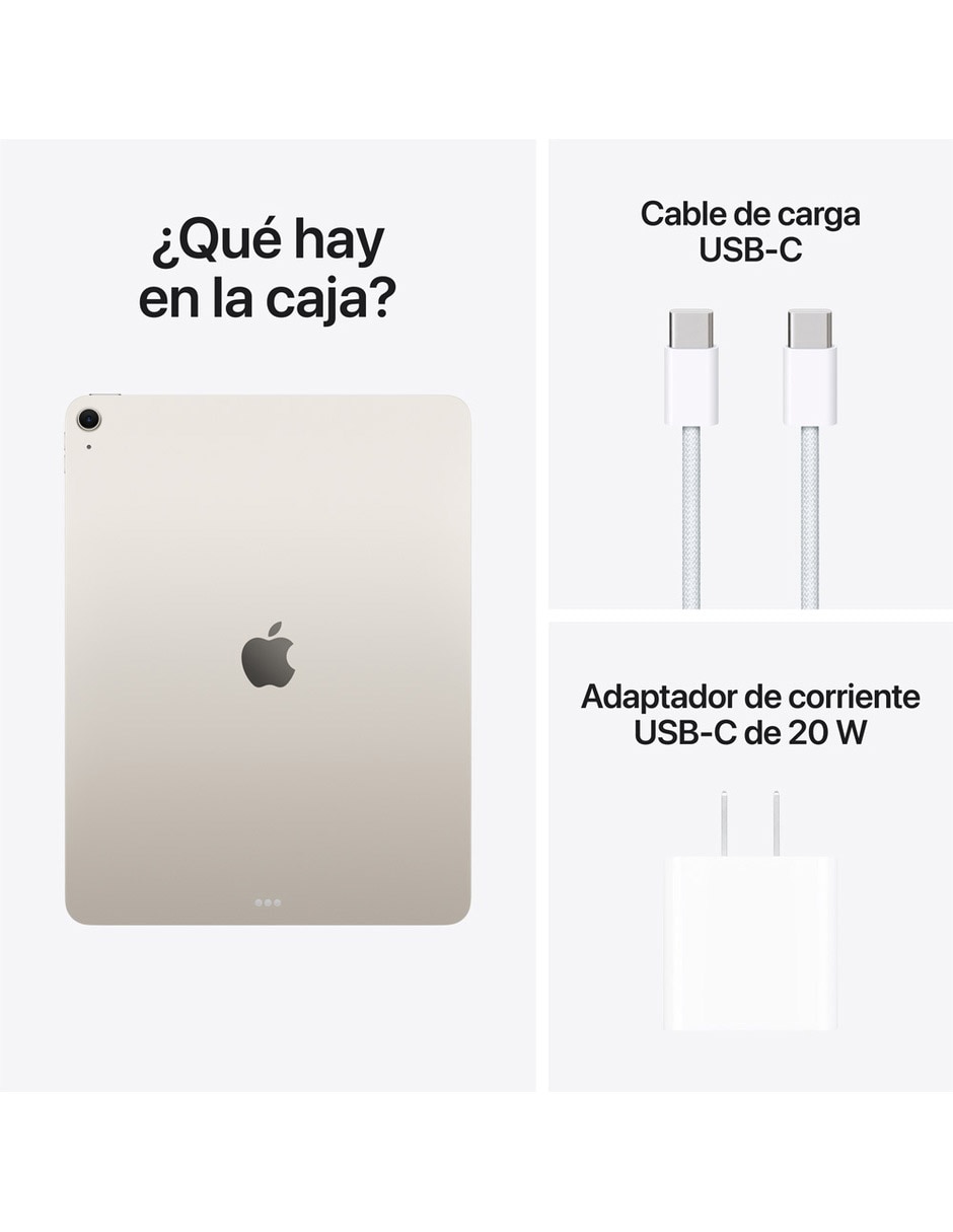 iPad Air M4 13 pulgadas 128 GB 12 GB RAM Blanco Estelar