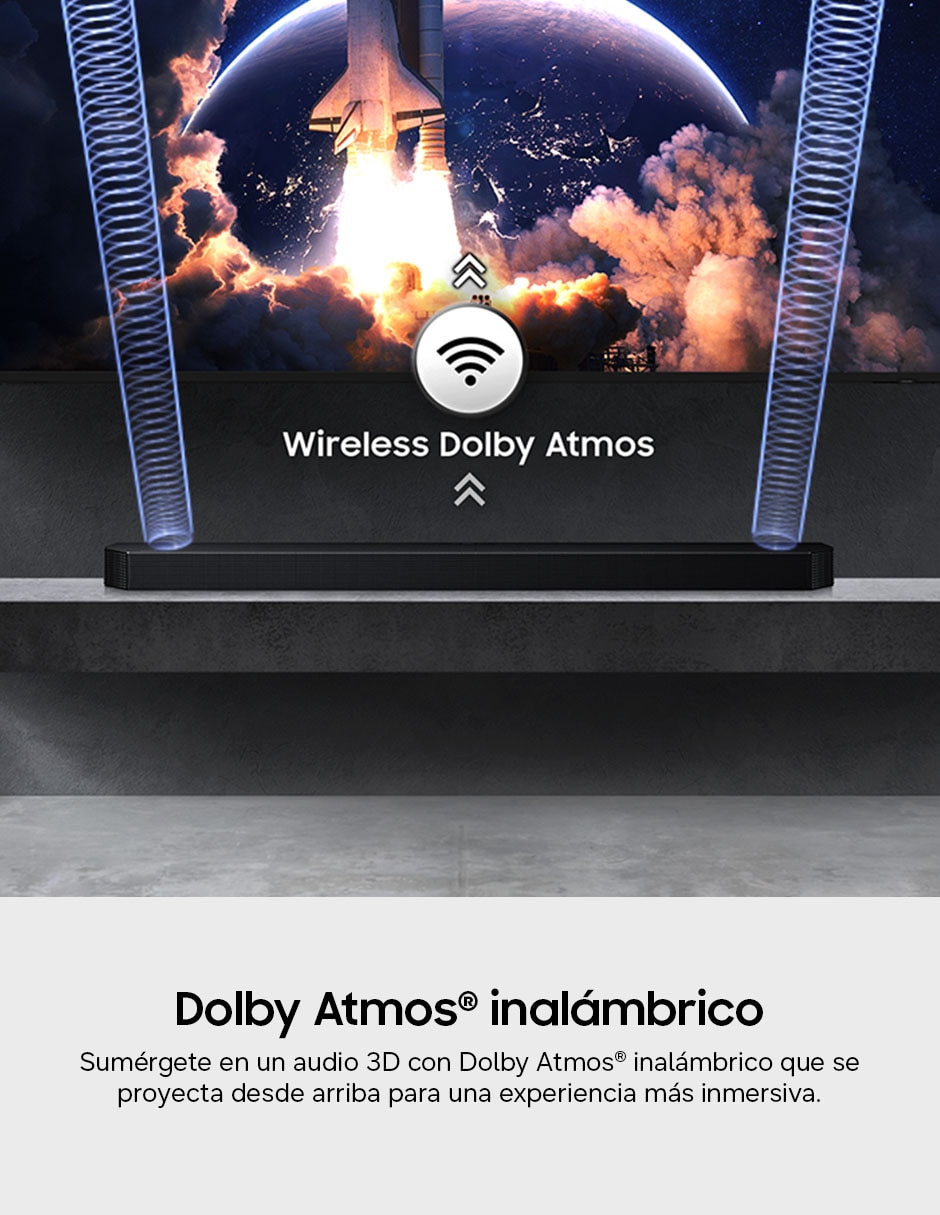 Barra de sonido hw-q800h/zx con subwoofer