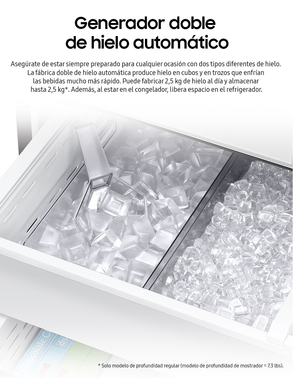 Refrigerador french door 25 pies cúbicos inverter y fábrica de hielo Rf25c5551s9/em