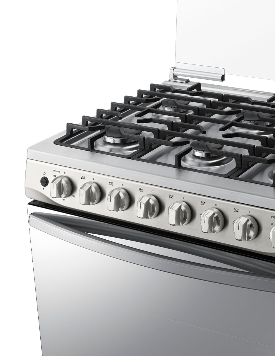 Estufa de piso a gas natural/lp 76.7 cm NX52T5412MS/AX de 6 quemadores