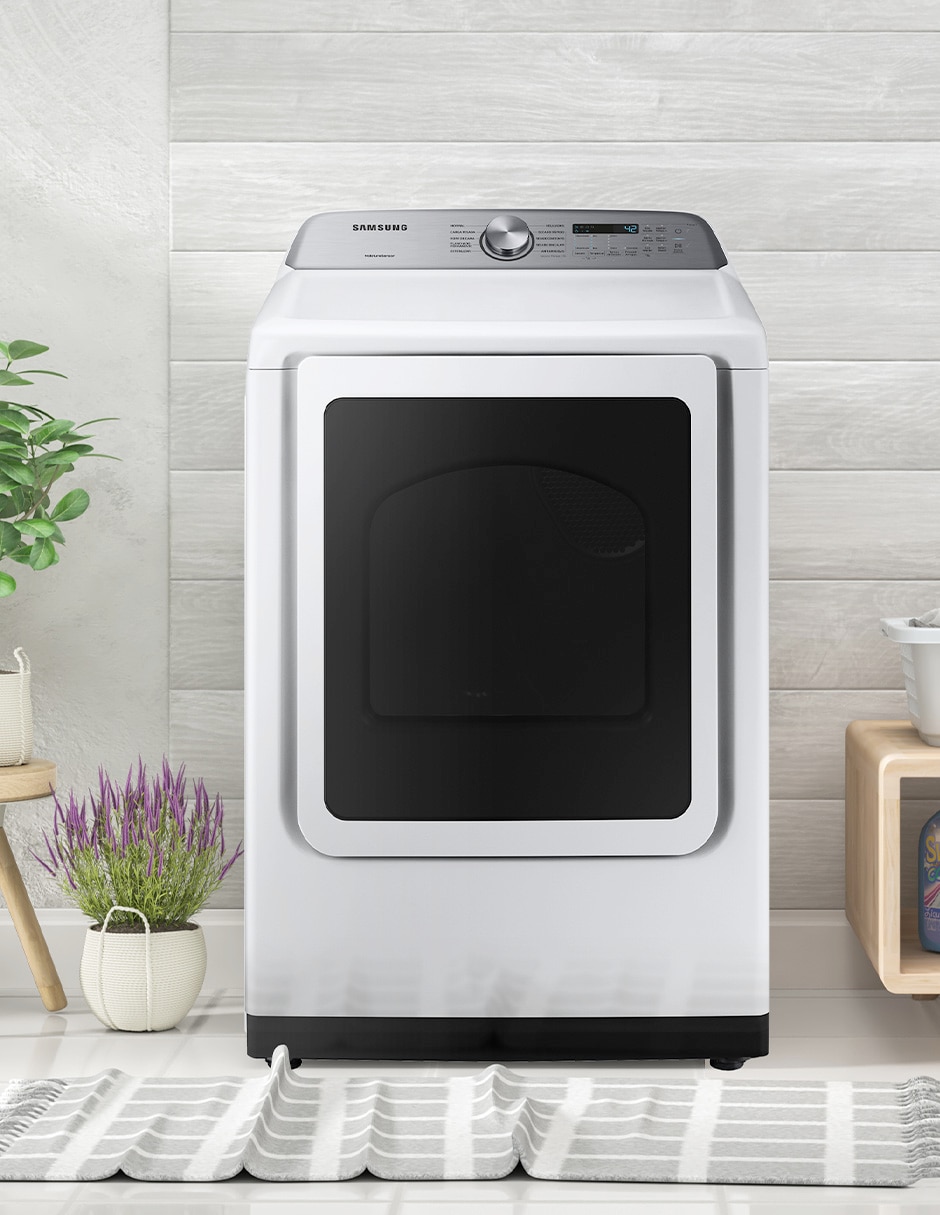 Secadora de gas lp de 24 kg con 10 ciclos DVG24A5370W/AX