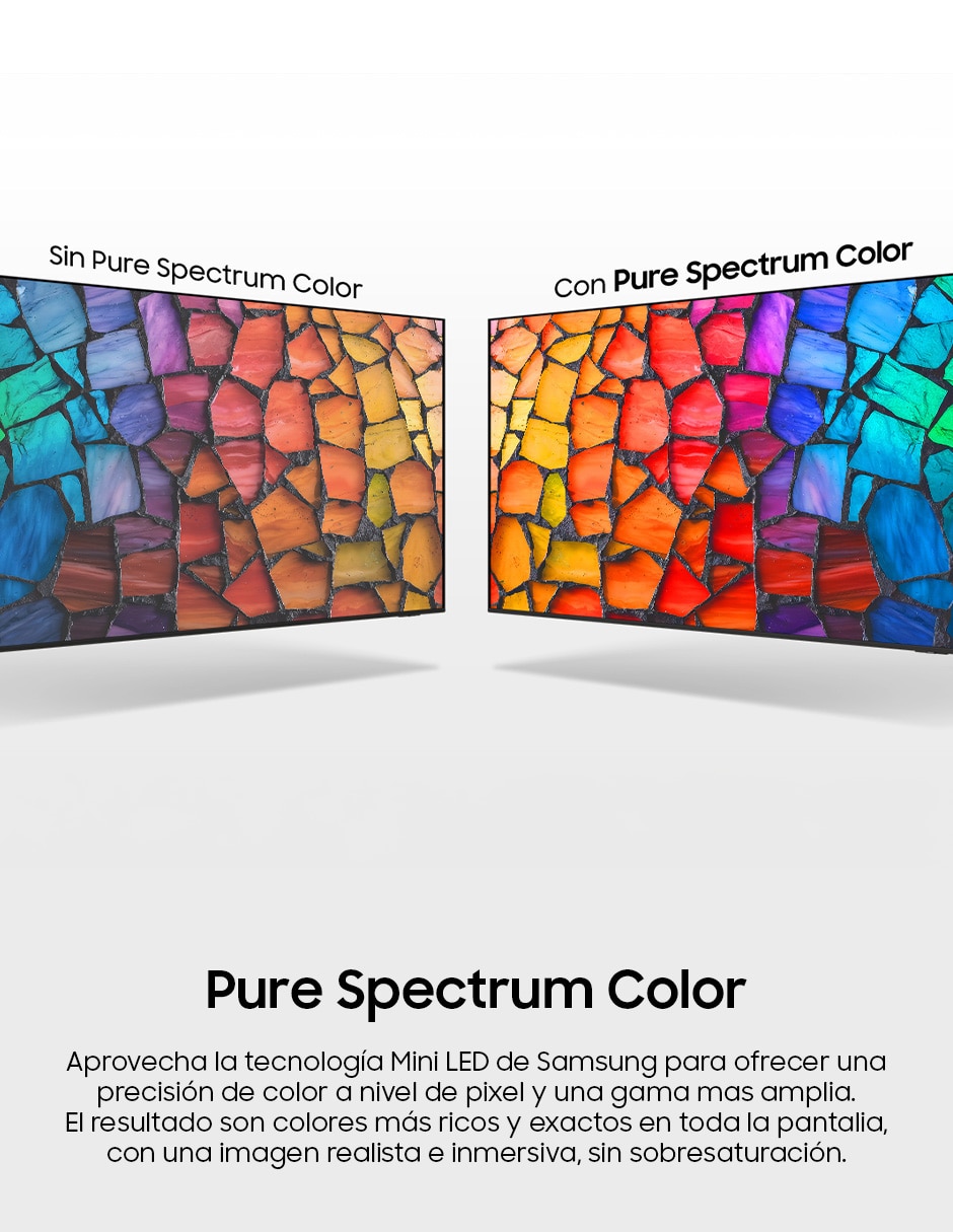 Pantalla Smart TV Mini LED de 4K UN43M75HAFXZX con Tizen con AI Escalado a 4K