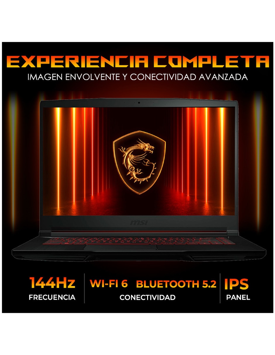 Laptop TG63I-2050Ci5321T 15.6 pulgadas Full HD Intel Core i5 Nvidia GeForce RTX 2050 32 GB RAM 1 TB SSD