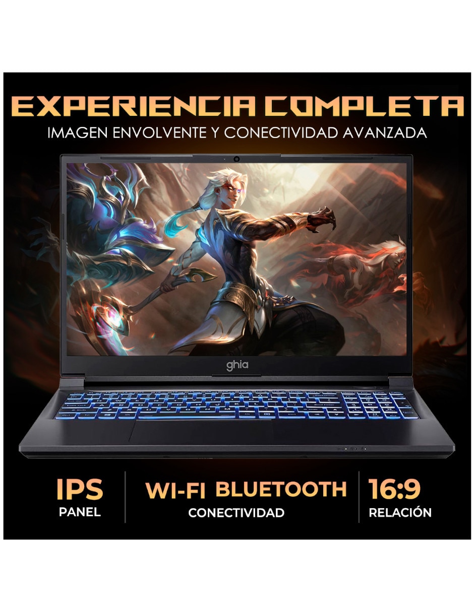 Laptop gamer GLBE-3050Ci5321T 15.6 pulgadas Full HD Intel Core i5 NVIDIA GeForce RTX 3050 32 GB RAM 1 TB SSD