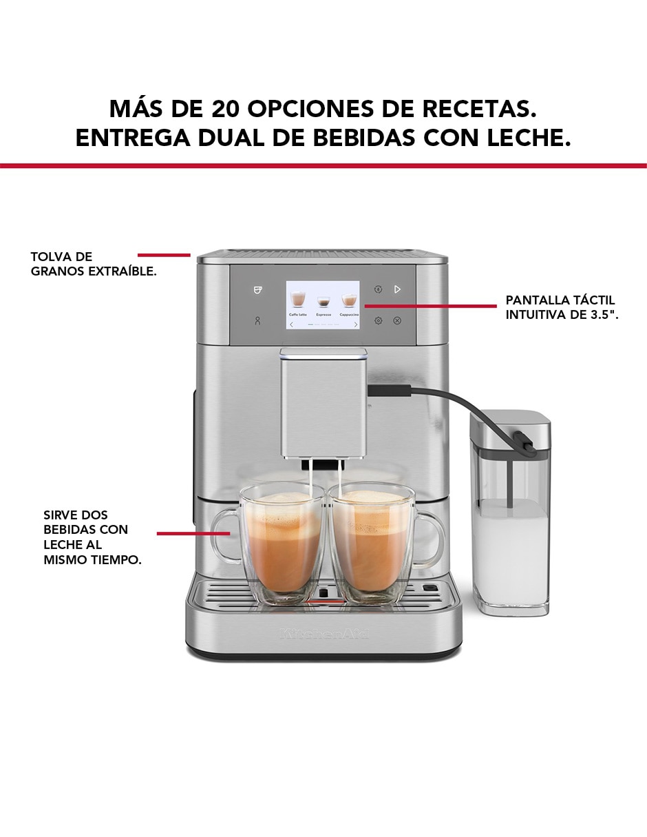 Cafetera super automática espresso collection kes8557sx