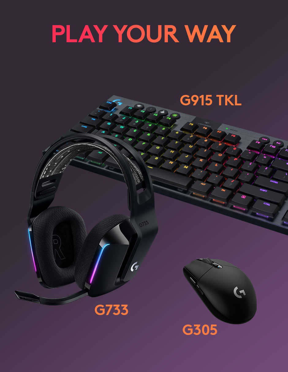 Audífonos Inalámbricos G733 negro