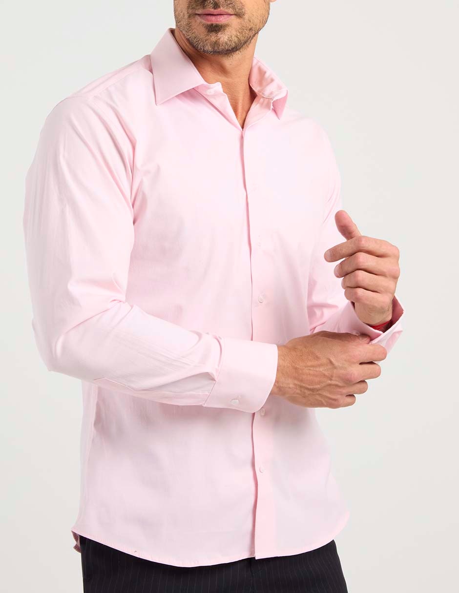 Camisa de vestir manga larga para hombre