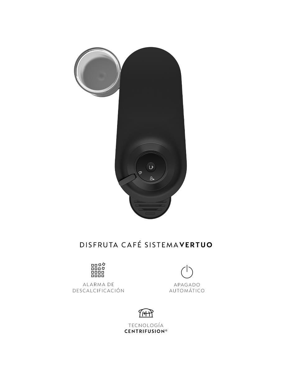 Cafetera de cápsula Vertuo Pop GDV6-US-BK-NE