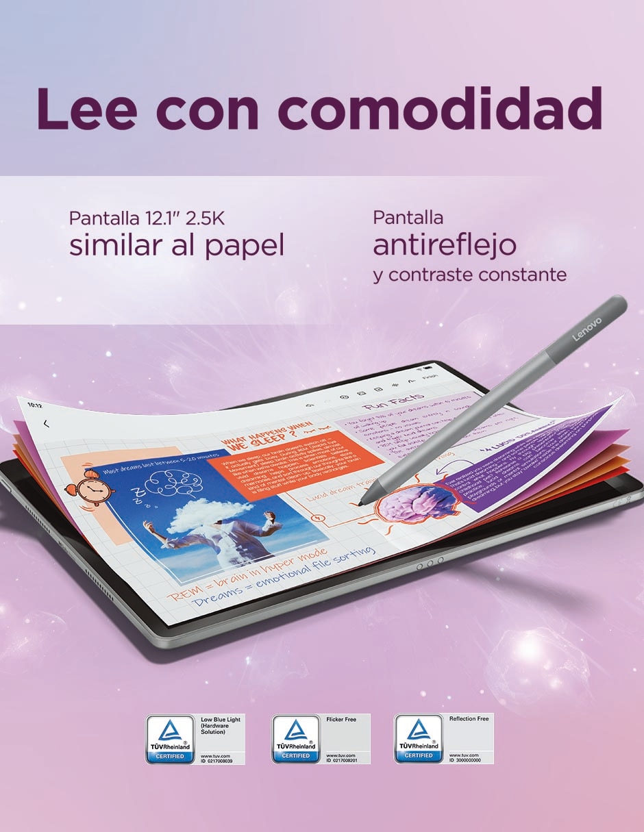 Tablet Ideatab Plus Zag70901mx 12.1 pulgadas 256 GB de almacenamiento de 8 GB RAM
