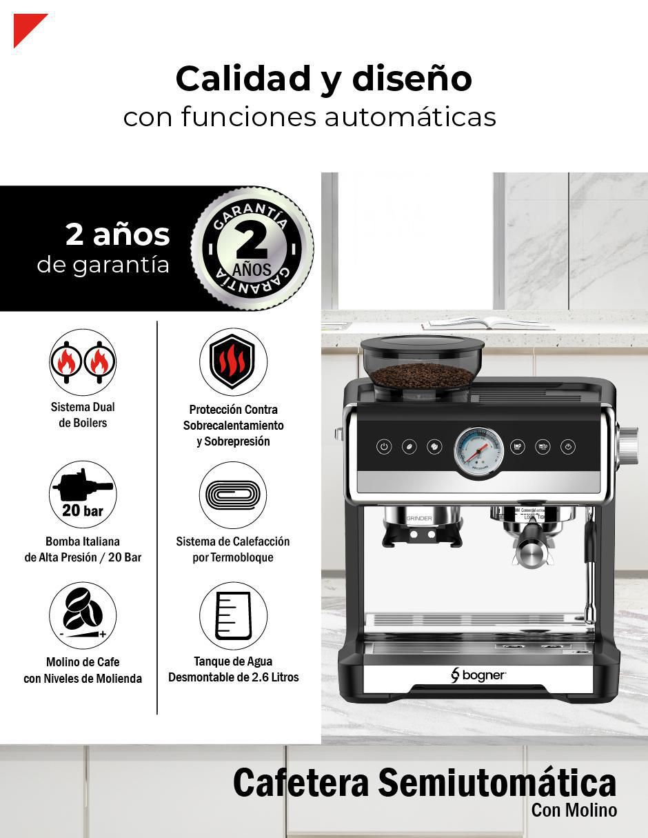 Cafetera con molino bdcm22