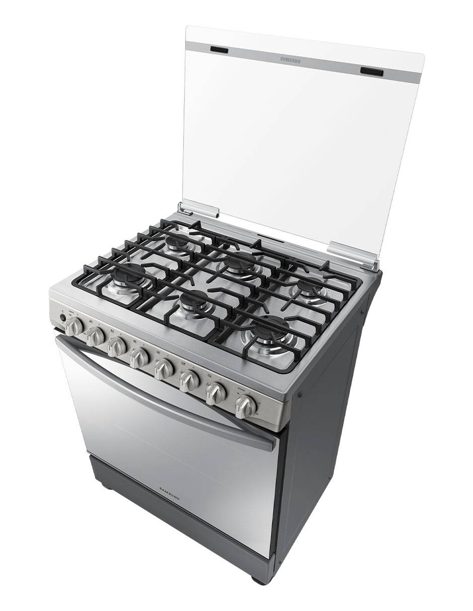 Estufa de piso a gas natural/lp 76.7 cm NX52T5412MS/AX de 6 quemadores