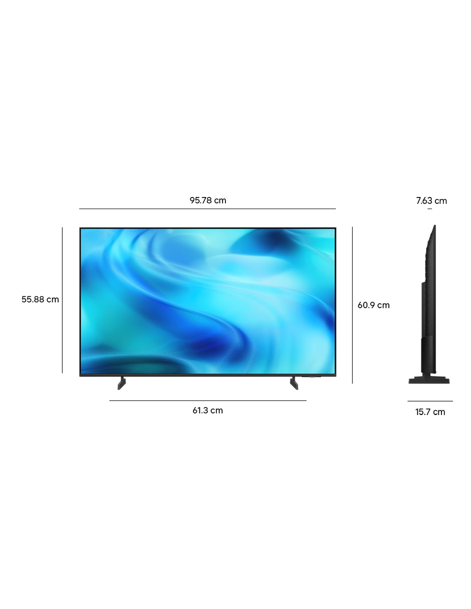 Pantalla Smart TV Crystal UHD de 43 pulgadas 4K/UHD UN43U8500HFXZX con Tizen