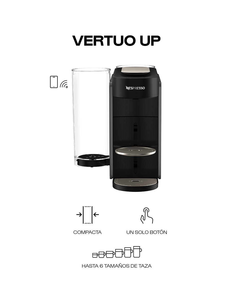 Combo cafetera y aeroccino vertuo md1