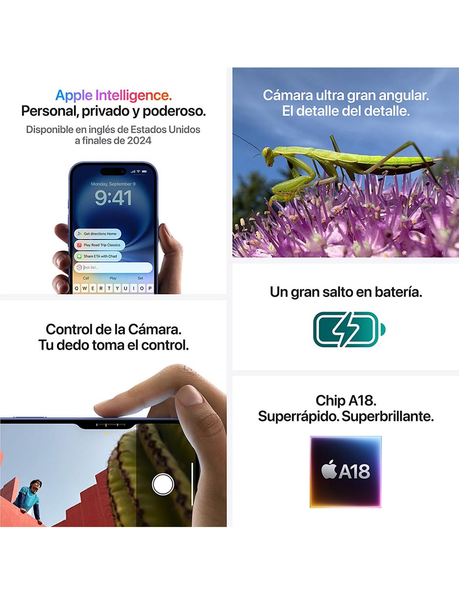 iPhone 16 Plus 6.7 pulgadas Super Retina XDR