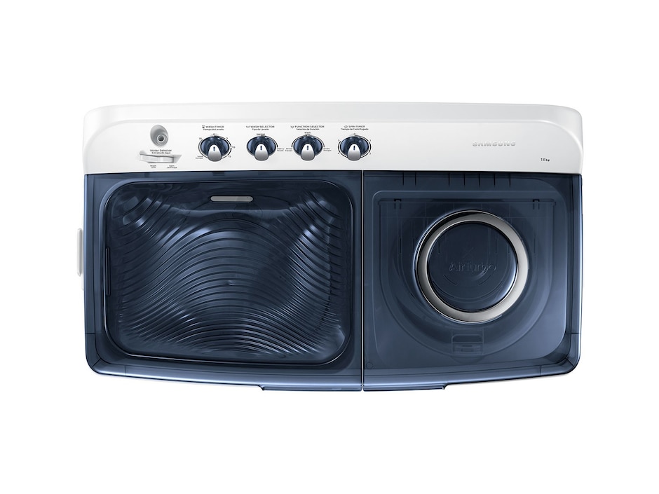 Lavadora doble tina 18 kg semiautomática carga superior wt18k5200mb/ax
