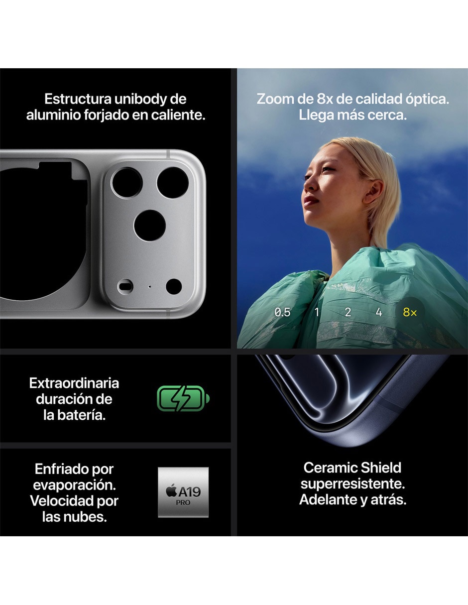 iPhone 17 Pro 6.3 pulgadas Super Retina XDR