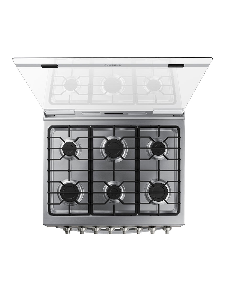 Estufa de piso a gas natural/lp 76.7 cm NX52T5412MS/AX de 6 quemadores
