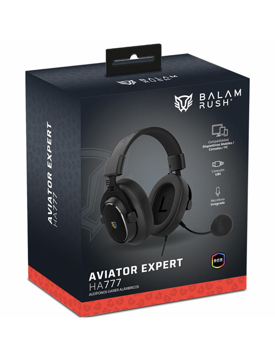 Audífonos gamer Over-Ear Aviator Expert Ha777 alámbricos