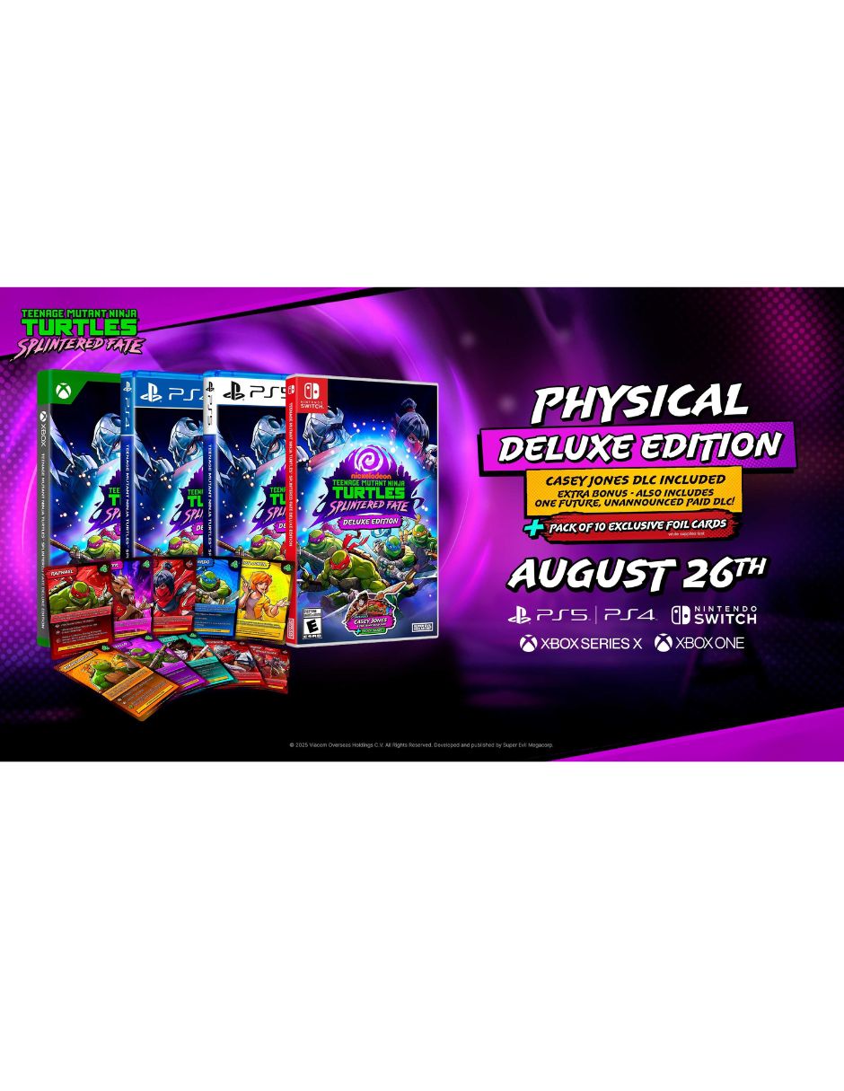 Teenage Mutant Ninja Turtles: Splintered Fate deluxe para Nintendo Switch