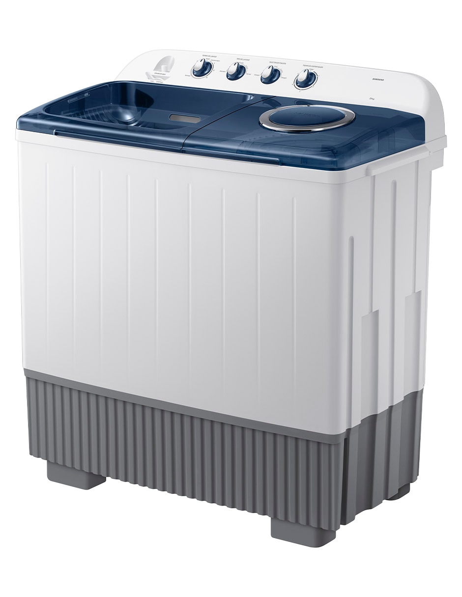 Lavadora doble tina 21 kg semiautomática carga superior wt21f6300lg/ax