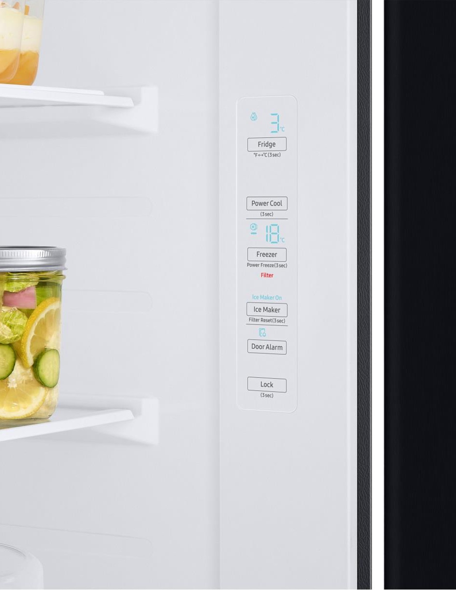 Refrigerador Dúplex 27 pies cúbicos tecnología inverter y tecnología no frost RS27T5200B1/EM