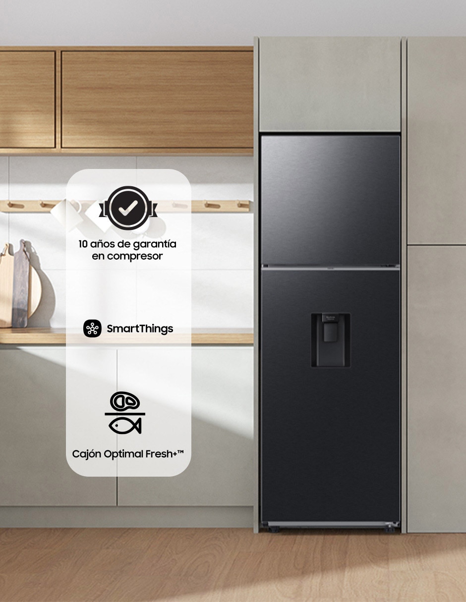 Refrigerador Top Mount 11 Pies Cúbicos Tecnología Inverter y Tecnología No Frost RT31DG5724B1EM