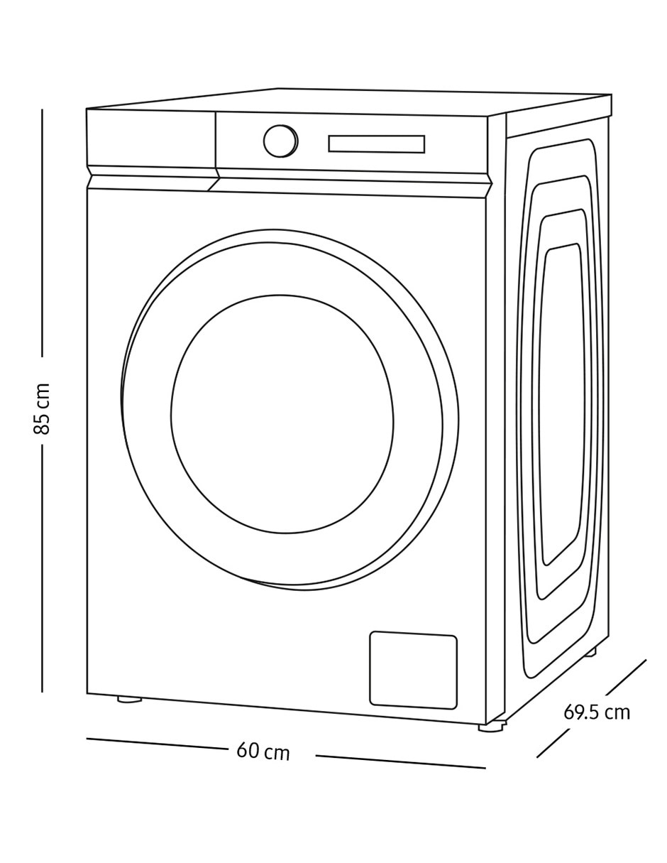 Lavasecadora eléctrica 14 kg 9 kg WD14BB904DGBAX